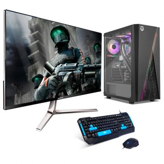 Neo-PC Pack Ordenador Elite Intel Core i7-11700K/16GB/1TB + 480GB SSD + Monitor 27" FullHD + Teclado